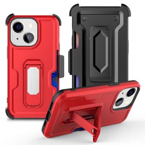 Para Motorola G Power Play 2021 Caixas de Telefone Celular Híbrida Caixas Celular Cinta-Clipe Coloque Slot de Cartão de Crédito 3in1 Magnetic Metal Kickstand à prova de choque capa protetora à prova de choque D1