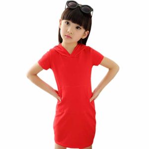 3 4 5 6 8 10 11 12 lat Dziewczyny Letnie Dziecko Casual Style Bawełniane Dzieci Lato Dziewczyny Dress Tutu Dresses for Girls Hat Q0716