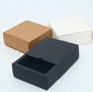 Sock drawer square box kraft paper case drawers type universal folding carton custom food packaging boxes SN2638