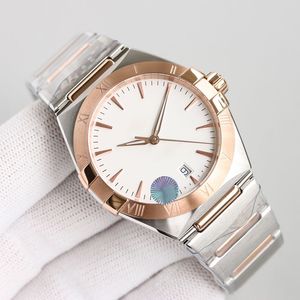Мужские часы 39 -миллиметровые автоматические механические часы -брастель из нержавеющей стали для мужских наручных часов Подарочные модные бизнес -часы Классические Montre de Luxe