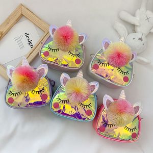 Moda dla dzieci PVC Materiał Torebka Kids Koreański Wersja w stylu obcego Piękny Wypoczynek Mały Mały Monster One Ramię Slant Span Torba Baby Holiday Prezent