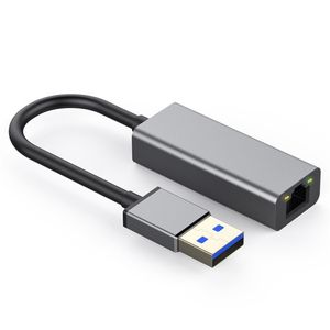 USB 3.0 Gigabit Ethernet Adaptörü Yüksek Hızlı RJ45 Max 1000 MB / S Macbook Bilgisayar için