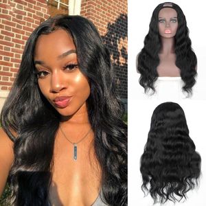 Brazilian U Part Wig 100% Human Hair Glueless Full Body Wave for Black Women