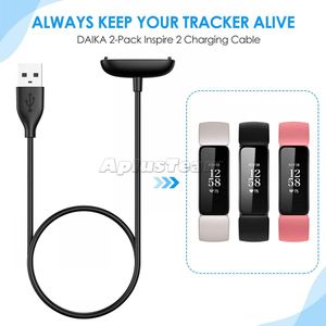 Charger Cable For Fitbit Inspire 2 Replacement USB Charging Cable Cord Clip Dock Accessories For Fitbit Inspire New 30cm 50cm