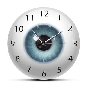 眼球瞳孔コアサイト視野眼科静寂の壁時計すべての人体解剖学的なノベルティウォッチギフト220125