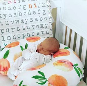 Baby Nursing Pillows case Maternity U Shaped Breastfeeding Pillowcase Removable Cartoon Infant Cuddle Feeding