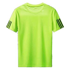 Running T-Shirts Summer Men's Fitness Sports Top Sportswear Soccer Clothing Jogging Gym Quick-Dry Breathable