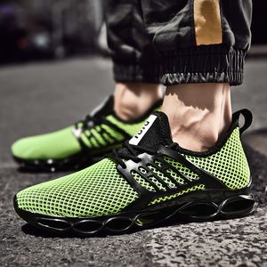 Neue Blade-Laufschuhe für Herren, heiß, athletisch, dämpfend, cool, für Spaziergänge im Freien, Trekking, Freizeit, Sommer-Laufsneaker, hergestellt in China, F6, Schwarz, Weiß