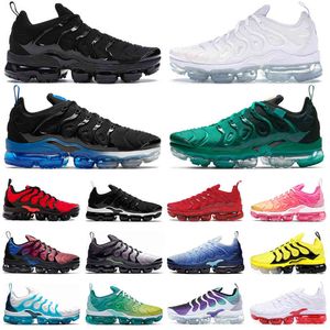 Cheaper Tn Plus Running Shoes for men women Size US 13 Atlanta Midnight Blue Pink Purple Triple White Black Bred Trainers Sneakers