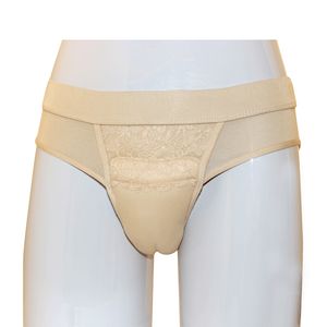 Vendita calda nuovo stile cosplay biancheria intima transessuale femminile mutandine vaginali finte per uomini slip comò incrociati