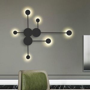 Lampa ścienna Nowoczesne Nordic Nordic Decoration Home Glass Ball Led Aisle Korytarz Sypialnia Noc