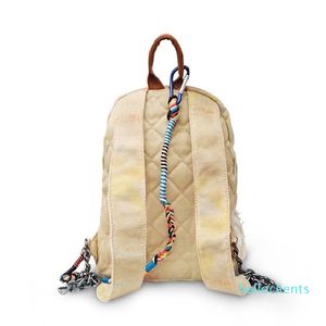 Bolsas de grife Bolsa de moda feminina Mochila de lona Graffiti Bolsas de embreagem Bolsa de grife Bolsas masculinas Mochilas imitações de marcas