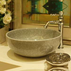 الحمام lavabo السيراميك كونترتوب غسل حوض cloakroom مرسومة باليد سفينة بالوعة الشقوق الزجاج بالوعة الحمام السيراميك مغسلة