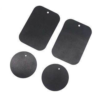 Magnetisk metallplatta för bilhållare Universal Iron Sheet Disk Klistermärke Mount Mobiltelefonmagnetstativ