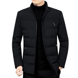남성 겨울 파카 미드 길이 3 색 폭풍 따뜻한 재킷 outwear 코트 플러스 사이즈 4XL 210910