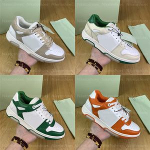 Vintage-Sneaker aus weißem Leder für Herren und Damen – OOO OFF Designer-Schuhe mit 80er-Jahre-Runner-Trainern im lässigen Stil