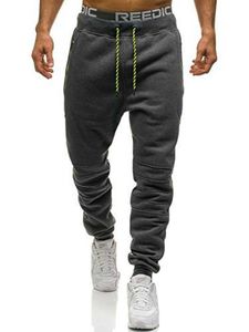 Zogaa erkekler tam spor giyim pantolon gündelik elastik polyester erkek fitness egzersiz pantolon sıska eşofman pantolon jogger pantolon p0811