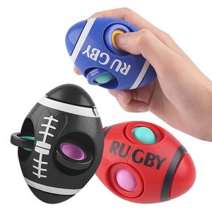 Creative Football Spinner Toy Fidget Leksaker Fidgets Novelty Games Stress Relief Hand Spinners Leksaker för barn Autism Special behöver ångestreliever