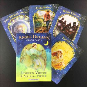 Angel Dream Oracles Versione inglese Divination Fate Tarot Deck Gioco da tavolo per carte da gioco per adulti
