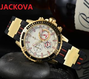 Męska Montre De Luxe Classic męska Data Zegarek Kwarcowy Pełna funkcjonalna Klamra Silikonowa Wodoodporna Super Bright Special Designer Wristwatch