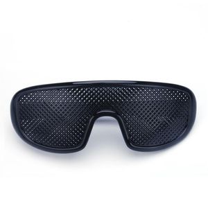 Pinhole Glasses Black Anti Fatigue Hallow Sunglasses Small Hole Myopia Eyewear High Quality Plastic Drop