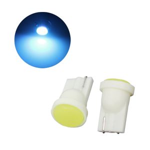 100Pcs/Lot Ice Blue T10 W5W 168 194 Super Bright COB Chips Car Bulbs For Auto Width Indicator Lamps Reading Lights 12V