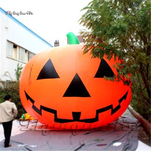 Personalisierte Outdoor-Halloween-aufblasbare Kürbiskopf-Replik zum Aufblasen eines Gost-Modell-Kürbisballons für die Gartendekoration