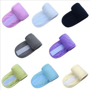 Spabad dusch huvudband damer kosmetiska hårband sport yoga headscarf mode huvud turban spa salong tillbehör 8 färger bt5861