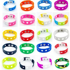 Party Gifts Silicone Wrist Band Soft Sports Bracelet Charms Decoration Kids Accessories Length 18cm HH21-409