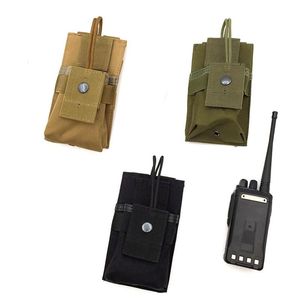 Wholesale talkie case for sale - Group buy Outdoor Bags Walkie talkie Tactical Radio Case Holder Holster Talkie Adjustable Magazine Multi function Intercom Package