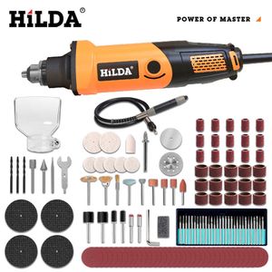 Hilda Ferramentas Rotativas Elétrica Broca Mini Mini Mini Moedor De Cortando Perfuração De Polimento Com Dremel Acessórios 210719