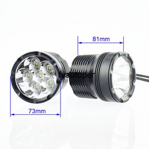 Huiermeieimi motocicleta 12 v 60 w led headlamp 7800lm carro nevoeiro luzes do holoflight motorbike dirigindo carro lâmpada de cabeça auxiliar