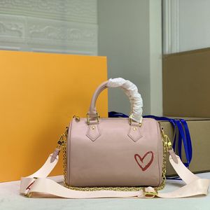 Women Luxurys Designers Bags 2021 Fashion Black Leopard large capacity shoulder bag backpack M58736 22x19x13cm