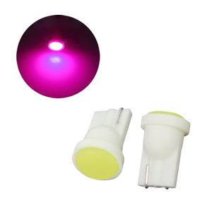 Ampoules de voiture violettes T10 W5W 100 168 194, puces COB Super brillantes, pour indicateur de largeur automobile, lampes de lecture 12V