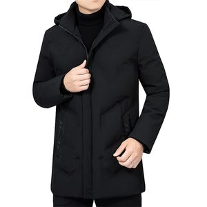 Vinter jacka män hoodied parkas varm kappa förtjockta dragkedja utkläder s s varumärke vadderade 210916