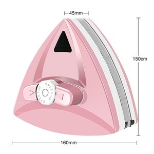 Spazzola per la pulizia del vetro regolabile per lavavetri magnetico per strumento di lavaggio del tergicristallo a doppio lato da 5-30 mm