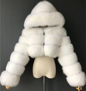 Giacca invernale femminile Fuce pelliccia in pelliccia per donne cappotti pelosi giacche da donna abiti da donna abbigliamento da donna