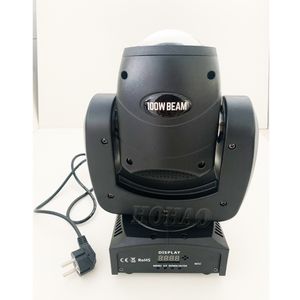 100W LED Pure Beam Moving Head Spot Lights RGBW in1 Colors DMX512 Sound Music Auto DMX Channel for Music Bar KTV Stage Effect