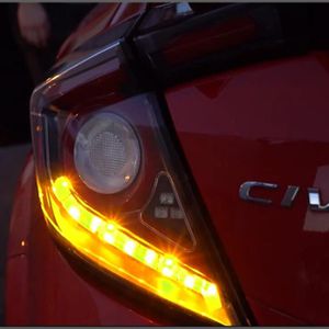 Lâmpada de cauda de estilo de carro para Honda Civic G10 x Hatchback LED Luzes Tailights Daytime Running Light Drl Bulbo Sinal