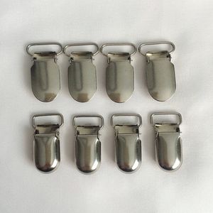 Hosenträger-Schnalle, Clip-Gurt klemmt den Knopf, Baby-Schnuller-Clips aus Metall, 3 Größen: 15 mm, 20 mm, 25 mm. Kostenlose TNT FEDEX UPS