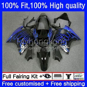 Injection Mold Fairings For HONDA Blackbird CBR 1100XX 1100 XX 96-07 35No.30 CBR1100XX 96 97 98 99 00 01 CBR1100 XX Blue glames 2002 2003 2004 2005 2006 2007 OEM Bodys