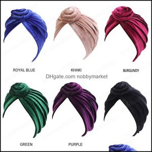 Beanie / SKL Kapaklar Şapka Şapka, Atkılar Eldiven Moda Aessories Kadınlar Beanie Kışlık Veet Tavşan Kulak Türban Yumuşak Hindistan Kap Saç Aessory Bandana