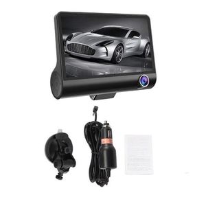 Car DVR 3/2 Cameras Lens 4.0 Inch Dash Camera Dual With Rearview Video Recorder Auto DVRS Cam