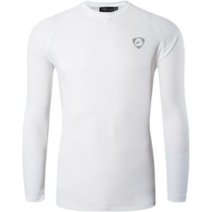 Jeansian Mäns UPP 50+ UV Solskydd Utomhus Långärmad Tee T-shirt T-tröja Strand Sommar LA245 Vit 210726