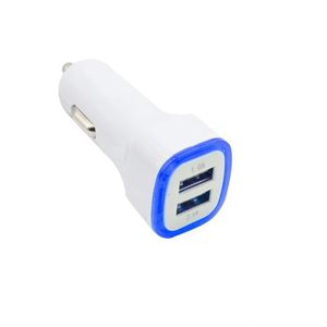 Economical and durable Led Car Chargers Dual Usb Vehicle Portable Power Adapter 5V 1A