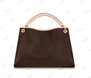 Toppkvalitetsläder konstnärliga lyxdesigners väska kvinnor stora shoppinghandväskor hobo purses lady handväska crossbody tote axel walle242b