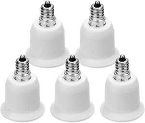 LED-Basis E12 bis E26 E27-Adapter - Konvertiert Kronleuchter-Buchse, um Ihre mittleren Halter-Birnenlampenbasis anzupassen