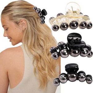Thick Hair Claw Clip Acrylic imitation Pearl Hairpins Barrettes Women Fashion Hair Accessories