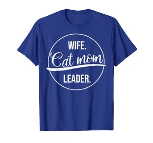 Camisa bonito do presente do líder da mamã do gato da esposa para amantes dos gatos das mulheres
