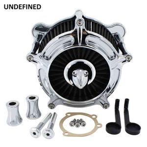 Turbine Spike Air Cleaner Wlotowy Filtr CNC dla Harley Touring Road King Electra Street Glide Dyna Twin Cam Sofmail FXST FXSB
